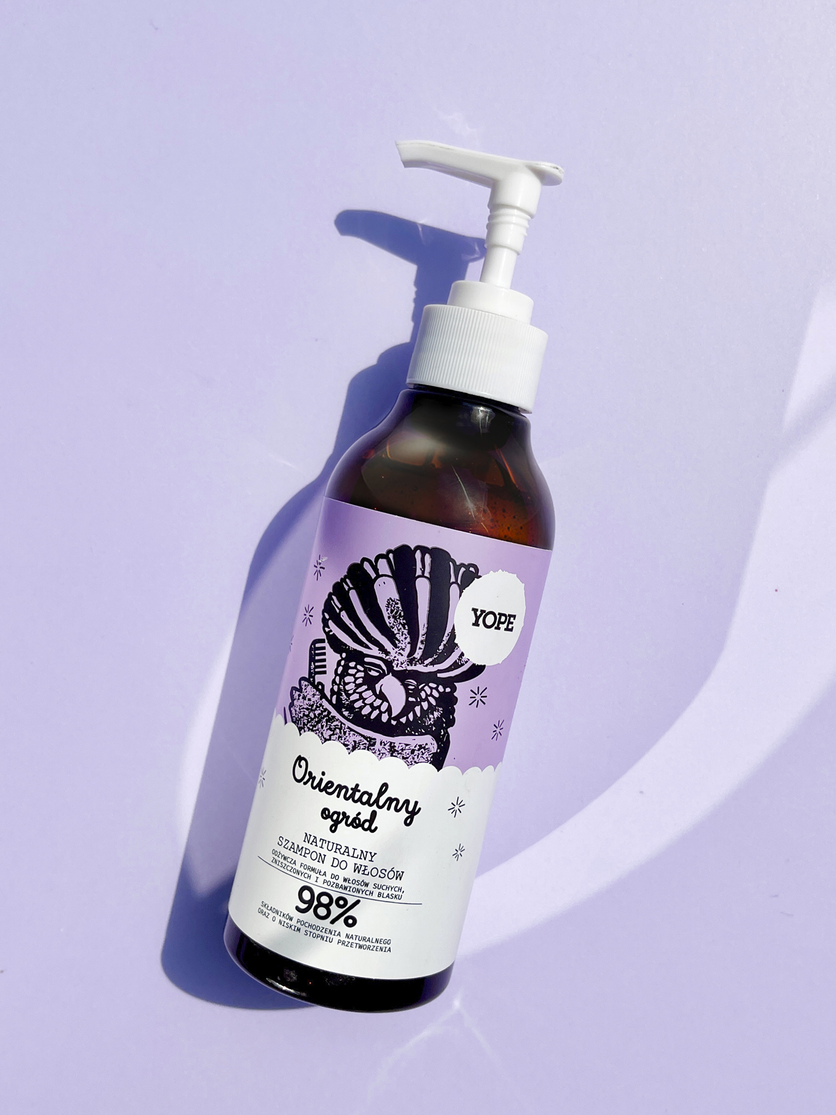 yope naturalny szampon do włosów orientalny ogród 300 ml skład