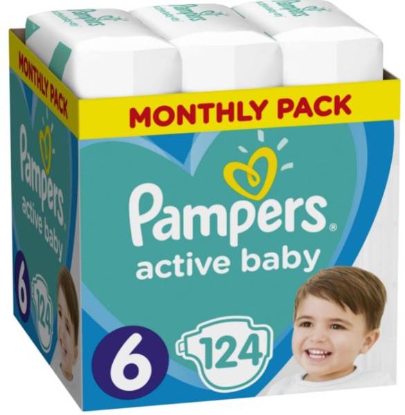 zapas na miesiac pampers 6