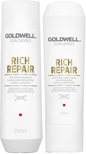 zestaw szampon odżywka goldwell rich repair 1000