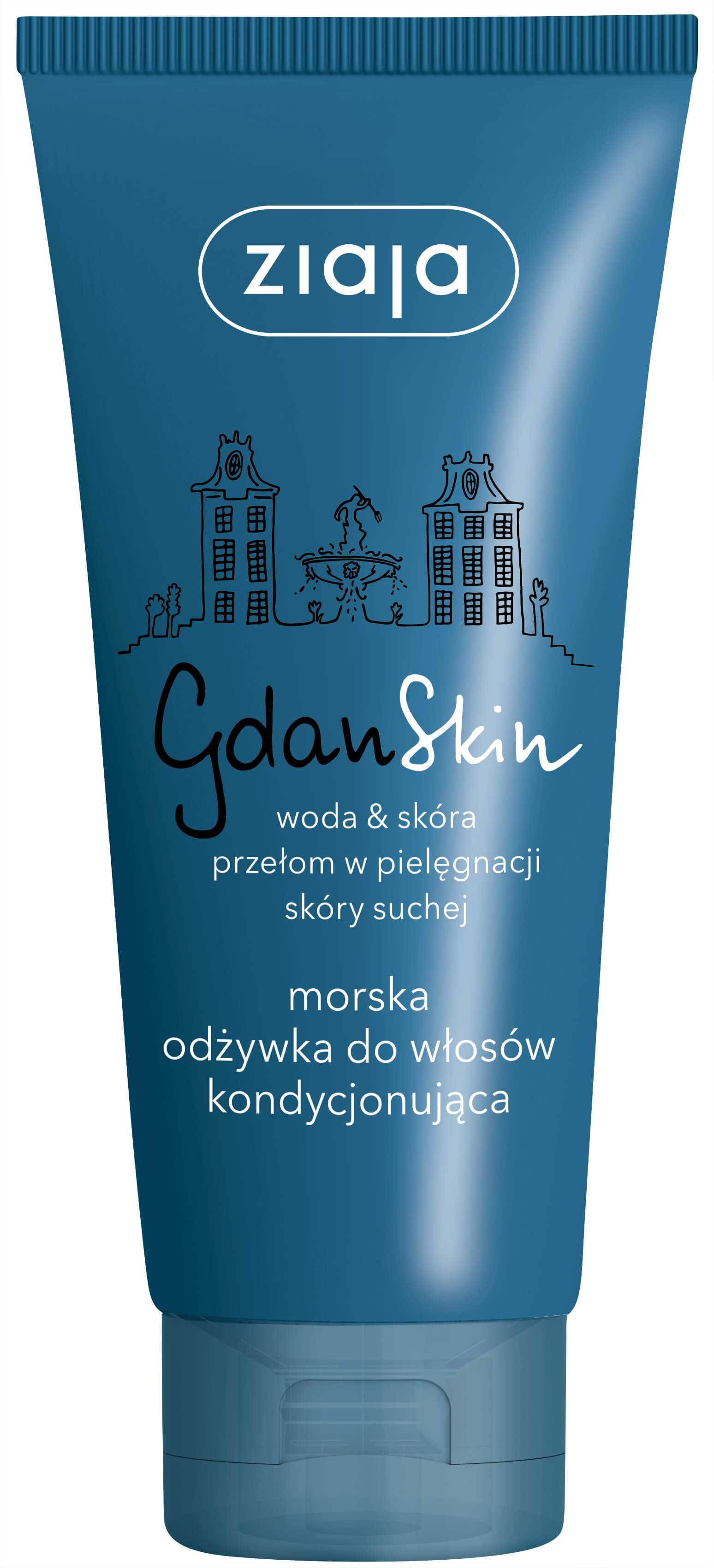 ziaja gdanskin woda&skóra morska odżywka do włosów kondycjonująca