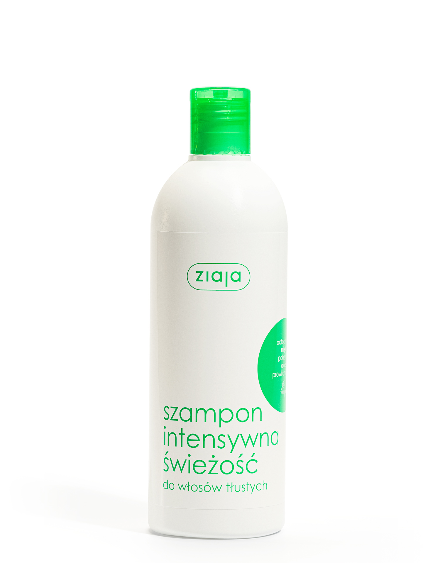 ziaja intensywna świeżość mięta 400ml szampon do włosów tłustych