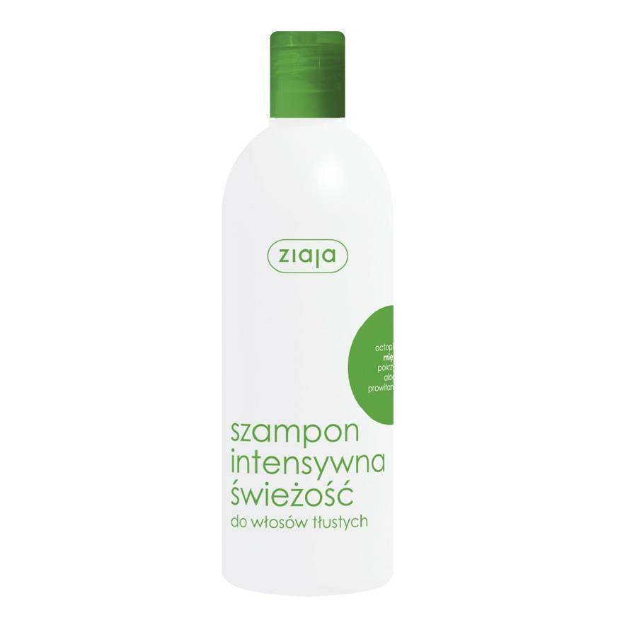 ziaja szampon do włosów intensywna świeżość do włosów tłustych 400ml